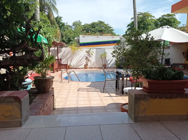 Hotel Casa Coco Loco swimming pool in Boca Chica