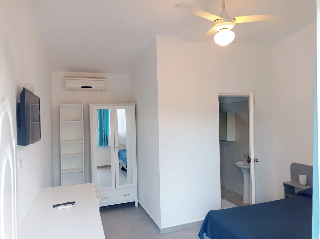 Balcony rooms at Casa Coco Loco hotel in Boca Chica